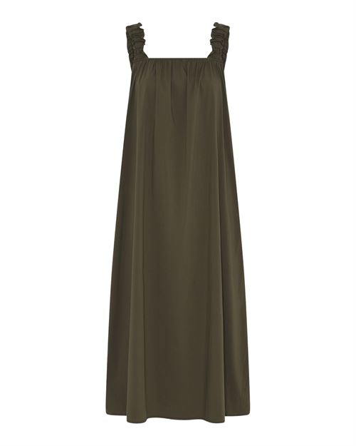 LA ROUGE KJOLE, VILMA DRESS, ARMY GREEN